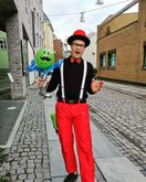 Artist med ballongfigur
